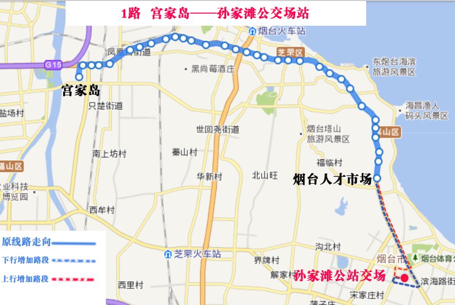 烟台市公交线路图