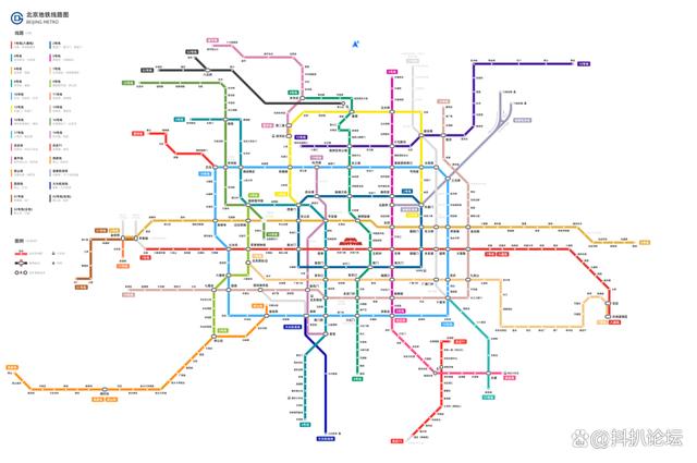 24年北京地铁线路图2024