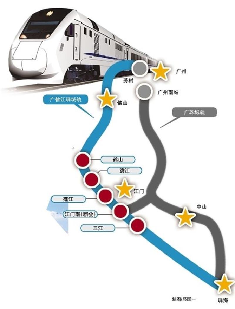 24年广珠轻轨线路图