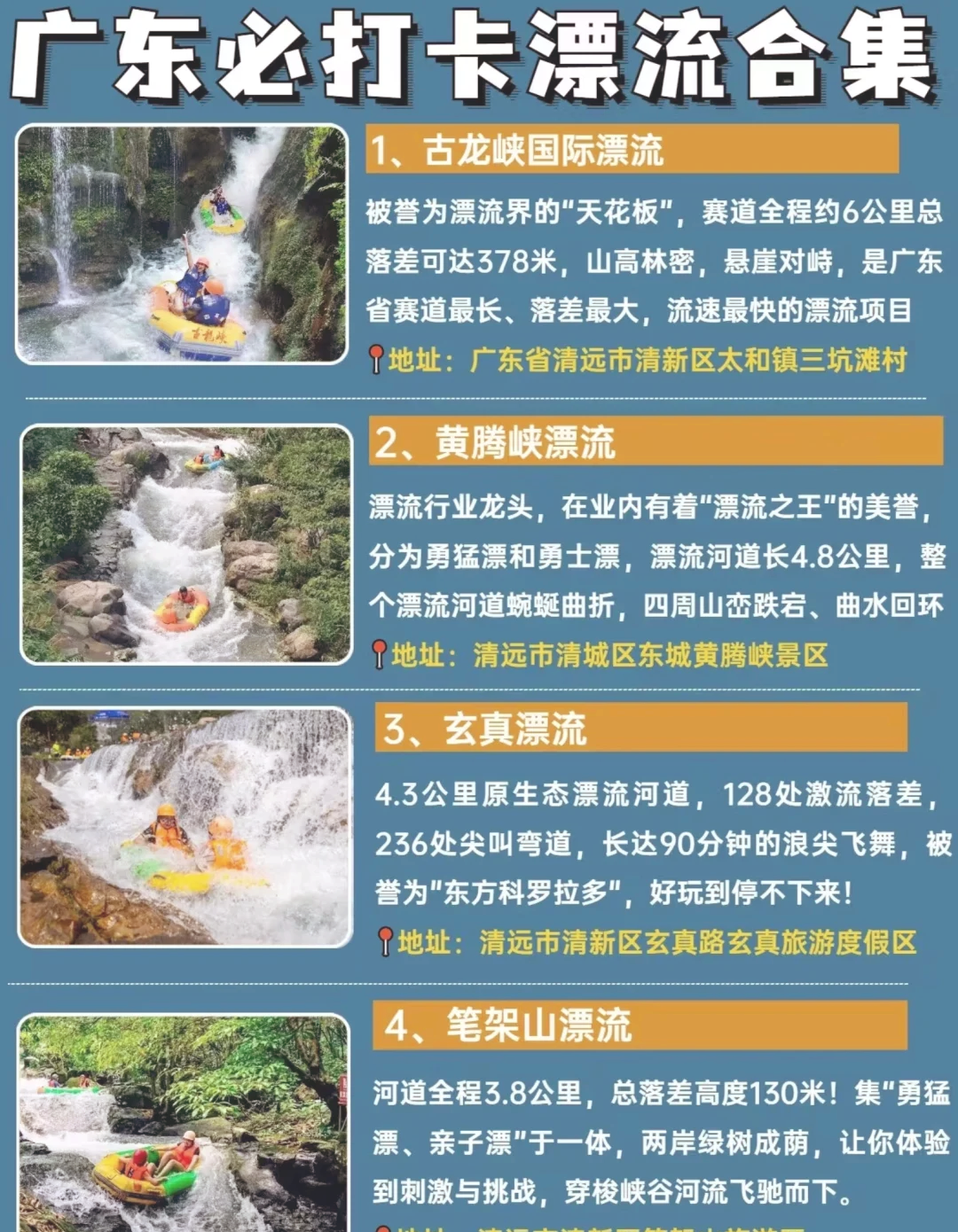 24年清远漂流门票